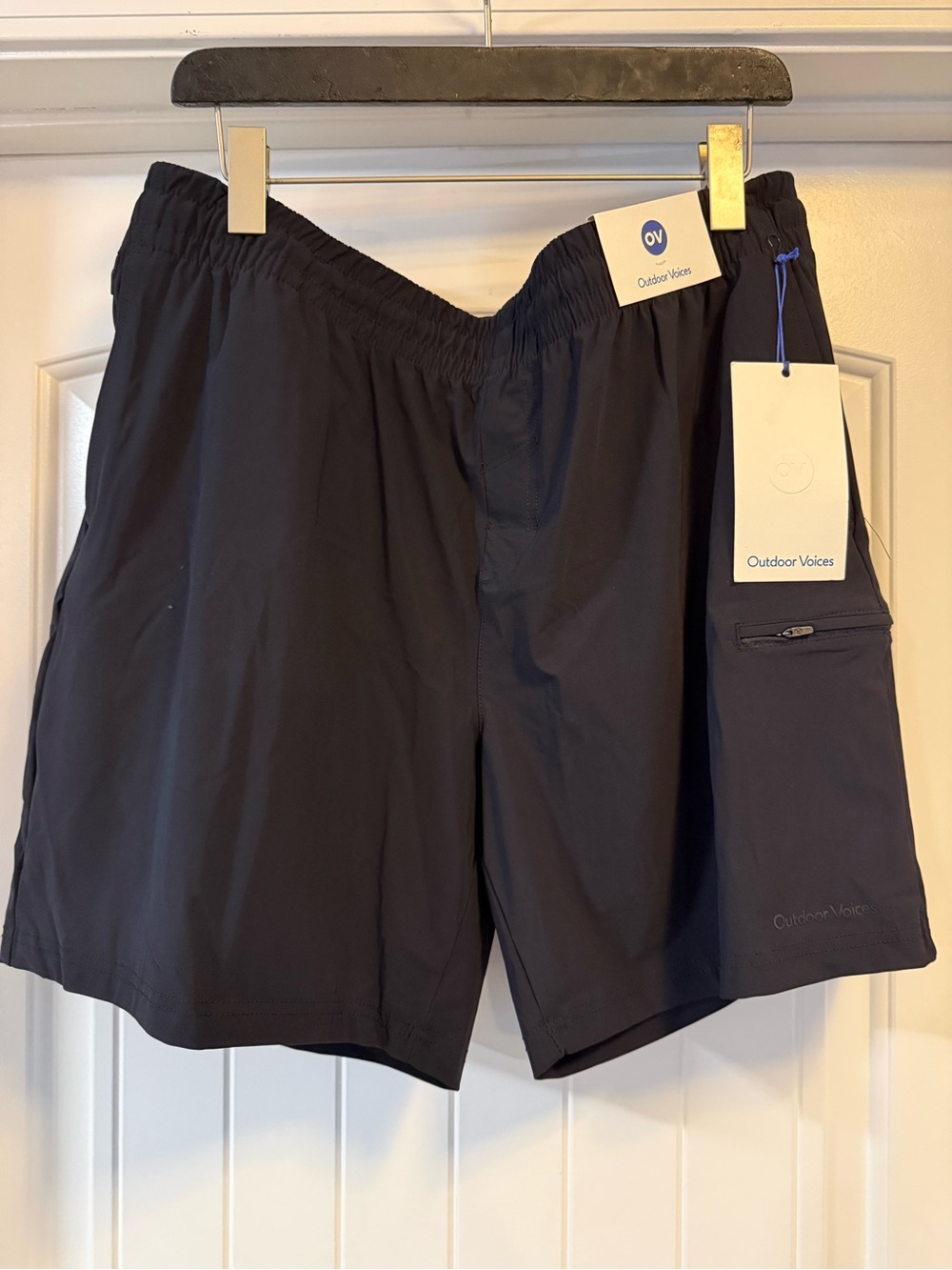 Outdoor Voices Black Performance Shorts